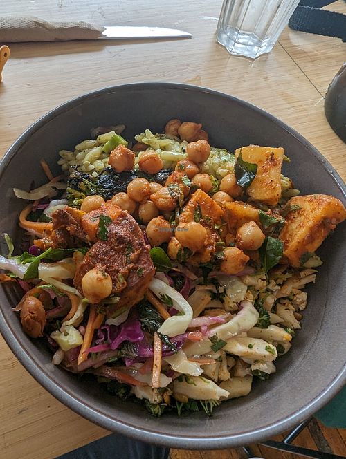 Mixed salads at The Corner Store Cafe in Dunedin