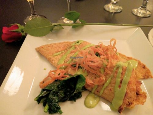 Crepes with Muenster Cheese at Blossoming Lotus - Irvington in Portland