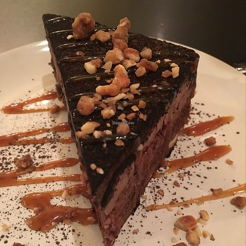 Chocolate Hazelnut Mousse Cake at Blossoming Lotus - Irvington in Portland