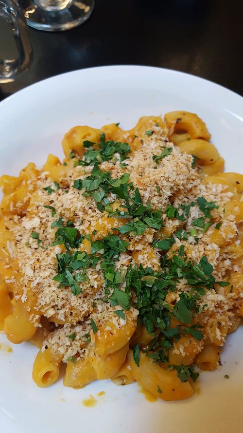 mac and cheese!!! at Blossoming Lotus - Irvington in Portland