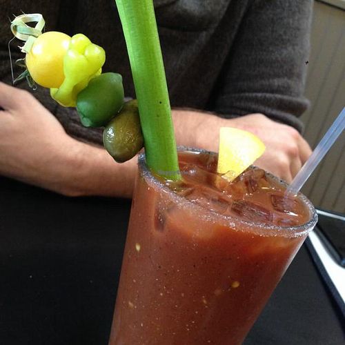 Bloody Mary at brunch at Blossoming Lotus - Irvington in Portland