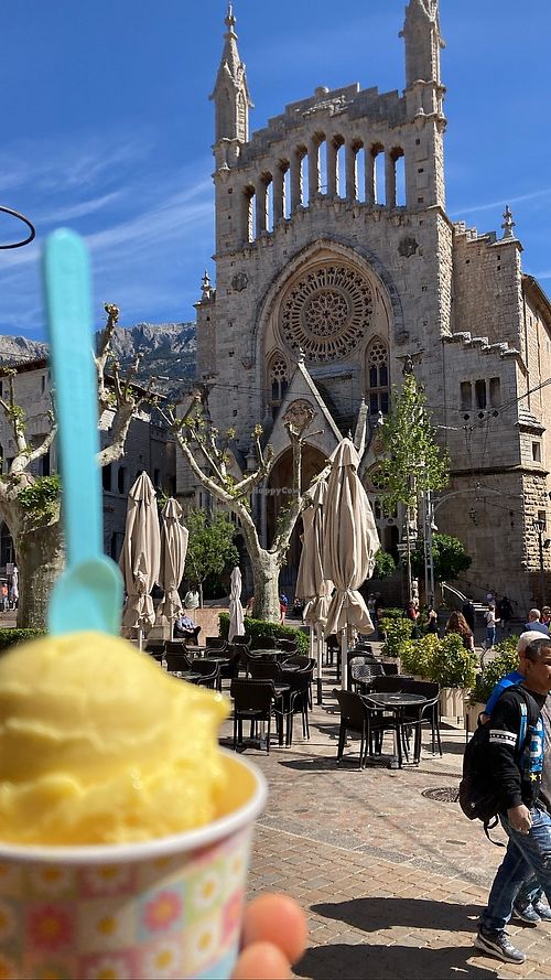 Sóller  at Gelat Sóller - Plaça des Mercat in Mallorca