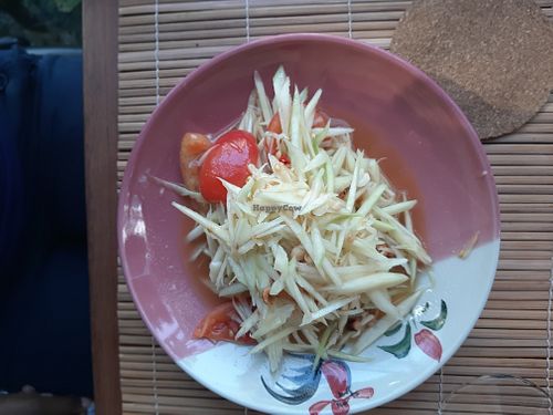 mango salad at The Kitchen at Yenakat in Bangkok