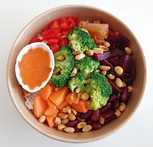 Vegan bowle at La Coquille in Dusseldorf