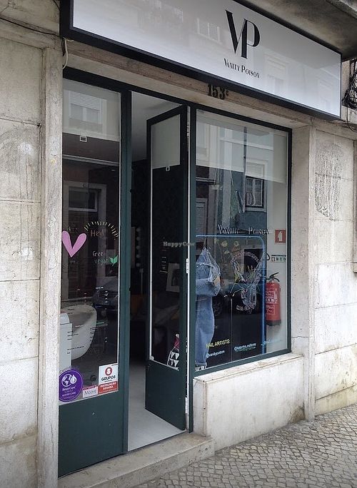 Storefront  at Vanity Poison in Lisbon