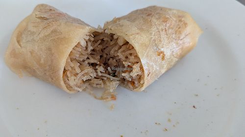 Spring roll at Indo Tempeh House in Christchurch