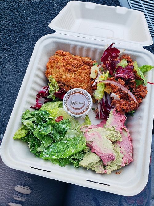 cutlet meal at Peace Cafe - Shibuya Scramble Square in Tokyo