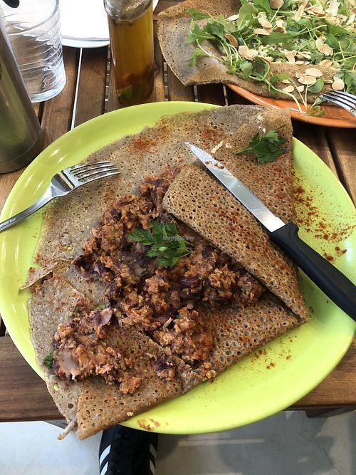 Vegan chilli con carne gallet at Las Delicias de Emma in Tenerife