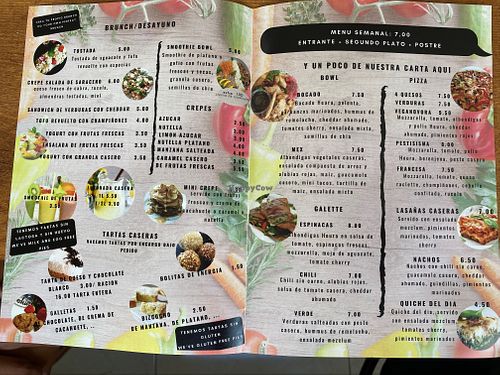 Menú  at Las Delicias de Emma in Tenerife