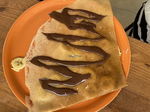 Crep dulce con Vegan Nutella y plátano 🍌  at Las Delicias de Emma in Tenerife