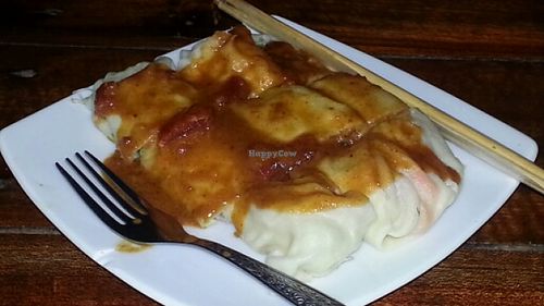 streamed spring rolls at Big Mountain in Koh Phangan