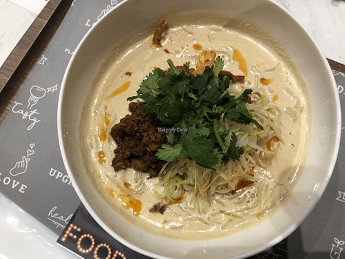 Tan-tan noodles - highly recommended  at Upgrade Plant Based Kitchen in Osaka