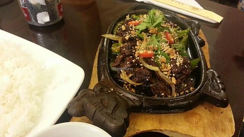 The 'like beef' dish at Vegan Heaven in Da Lat
