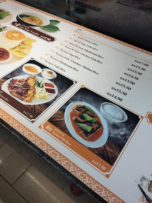 Menu at KUL - VegTalk Station - KLIA 2 in Sepang
