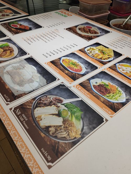 Menu at KUL - VegTalk Station - KLIA 2 in Sepang