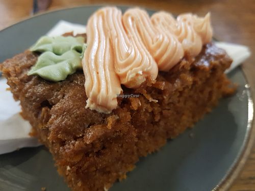 Vg carrot cake at Cafe Etch in Middlesbrough