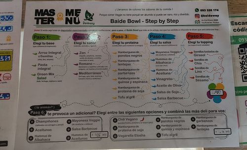 menú 1 at Baidewey in Montevideo