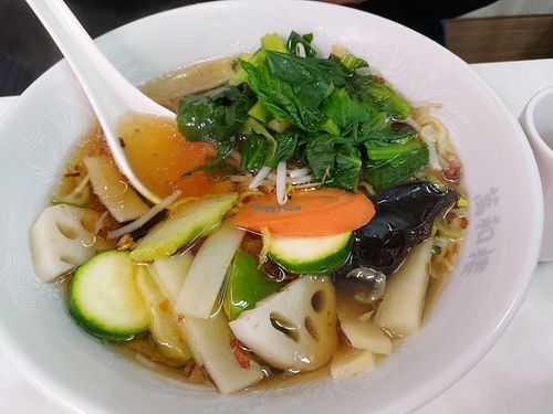Vegan ramen at Banwarou in Yokohama