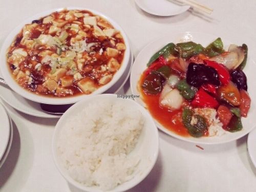 vegetarian dinner at Banwarou in Yokohama