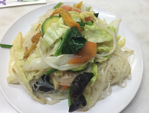 veg noodles at Banwarou in Yokohama