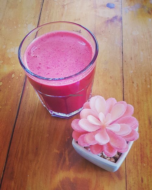 #3 
Apple, beetroot, carrot, lemon, ginger at Follow The Rabbit in Sunshine Coast