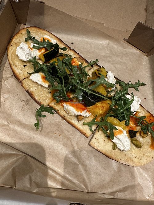 Flat bread, 7in long  at True Food Kitchen in New Orleans