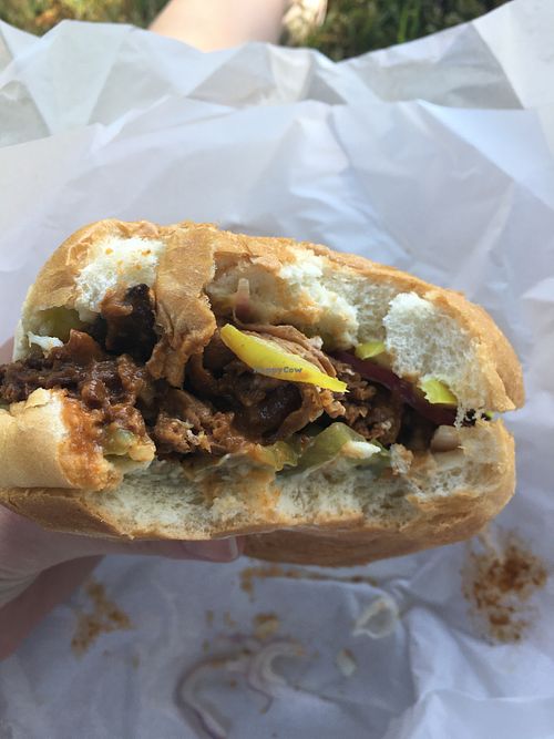 War eagle sandwich  at DC Vegetarian in Portland