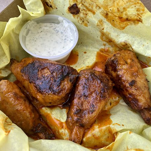 Buffalo Wings at DC Vegetarian in Portland