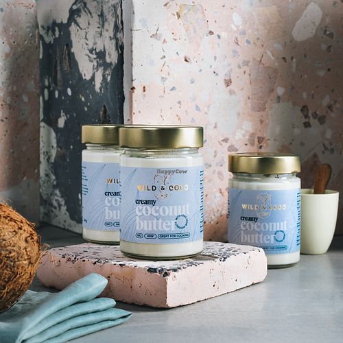 Coconut butter and raw spreads with cashew, chocolate and more...  at Wild & Cultured in Berlin