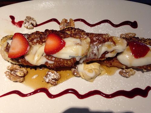 Strawberry French toast at Cafe Sunflower in Atlanta