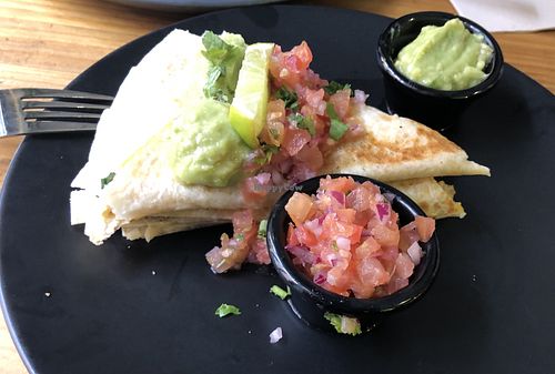 Quesadillas  at Frutas Prohibidas in Madrid