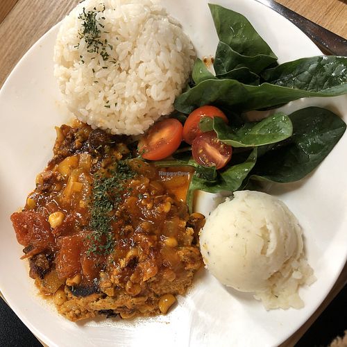 Hamburg at Vege Bear in Seoul