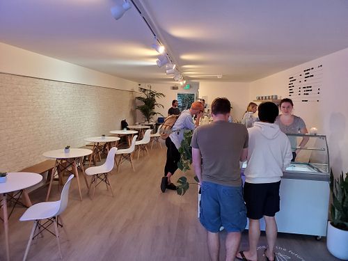 Inside at Almond Cow in Venice