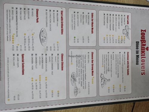 Not loads of vegan options, but the veg platter is good. at Souvlaki Lovers in Nicosia