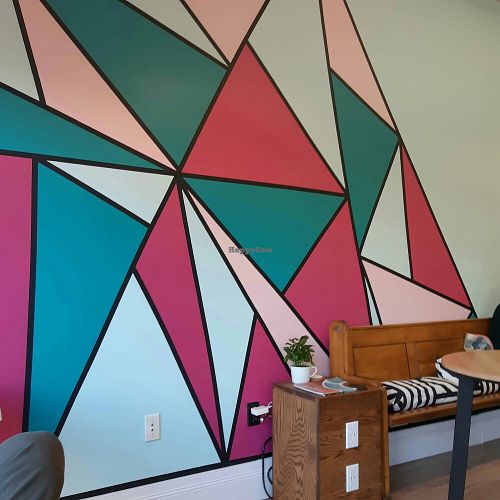 Wall at Brew Beans Coffee in Truro