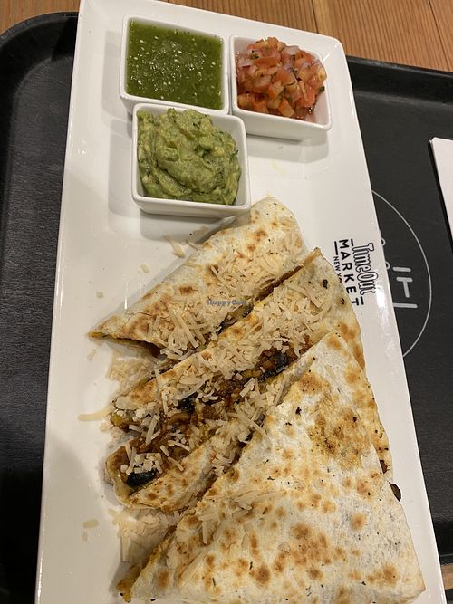 Vegan quesadillas  at Bklyn Wild - Food Stand in New York City