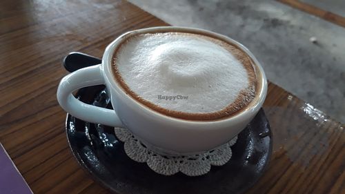 Soy latte at Monkey Bowls in Chiang Mai