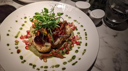 Cajun cauliflower steak at Fellinis in Ambleside