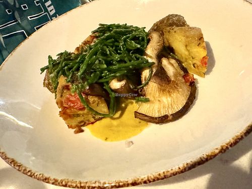 One of the main dishess  at Glas Restaurant in Dublin