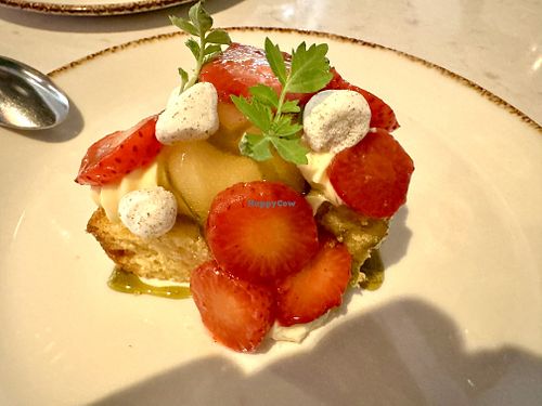 One of the desserts  at Glas Restaurant in Dublin