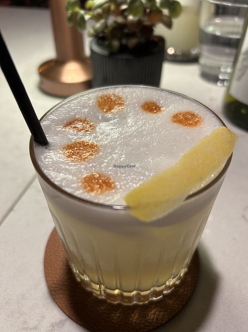 Smoked mescal cocktail   at Glas Restaurant in Dublin