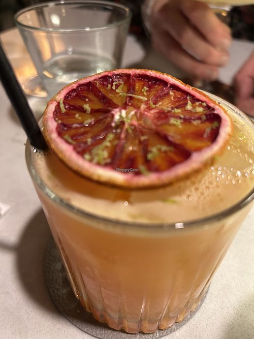 Blood Orange margarita   at Glas Restaurant in Dublin