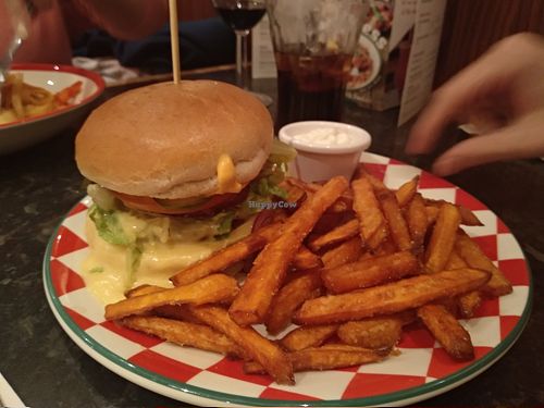 Viva la vegan burger at Frankie & Benny's - Gelderd Rd in Leeds