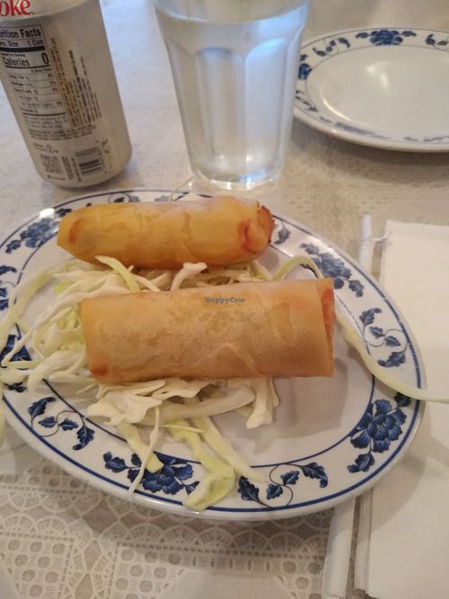 Shrimp Rolls at Harmony Vegetarian in Chamblee