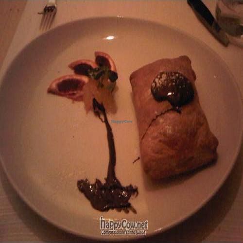 Amazing chocolate orange pastry for dessert. Still dreaming about it. at La Locanda di Are in Rome