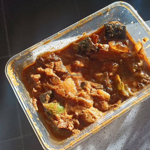 eggplant masala at Sabari Saravanaa Bavan in Carrum Downs