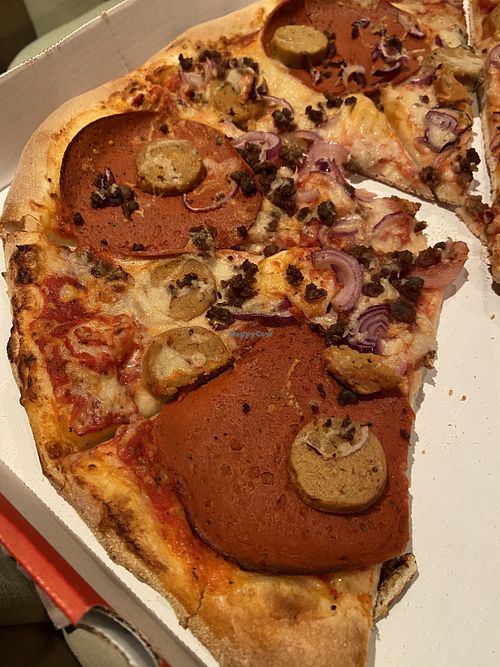 No Bull pizza  at Pizzology in Salford