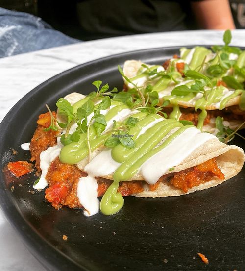 Plantain quesadillas   at Gracias Madre in Newport Beach