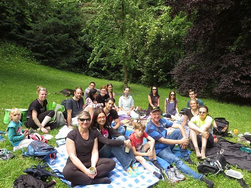 2019 Luxembourg hike: picnic time! at SaarVeggies in Saarbrucken
