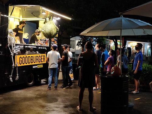 Good business on Halloween night at The Goodburger - Bukit Timah in Central Singapore